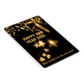 Happy New Year 2026 Gold Star Greeting Card Magneet (Rechterzijde)