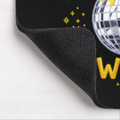 Happy New Year 2026 Golden Disco Ball Bow New Year Muismat (Hoek)