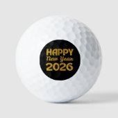 Happy New Year 2026 Golfballen (Voorkant)