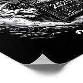 Happy New Year 2026 Goodbye 2025 Hello 2026 Family Poster (Hoek)