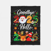 Happy New Year 2026 Goodbye 2025 Hello 2026  Fleece Deken (Voorkant)
