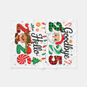 Happy New Year 2026 Goodbye 2025 Hello 2026  Fleece Deken (Voorkant (Horizontaal))