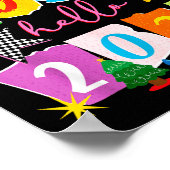 Happy New Year 2026 Goodbye 2025 Hello 2026  Poster (Hoek)
