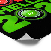 Happy New Year 2026 Goodbye 2025 Hello 2026  Poster (Hoek)