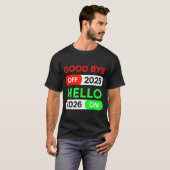 Happy New Year 2026 Goodbye 2025 Hello 2026 Women  T-shirt (Voorkant volledig)