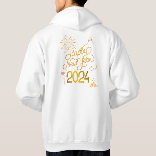 Happy New Year 2026 Hoodie (Achterkant)