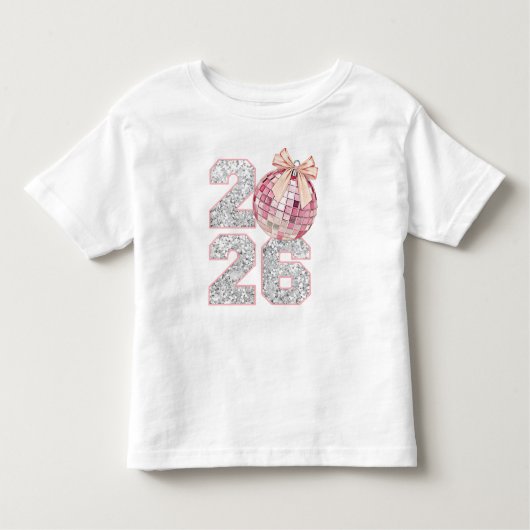 Happy New Year 2026 Kinder Shirts (Voorkant)