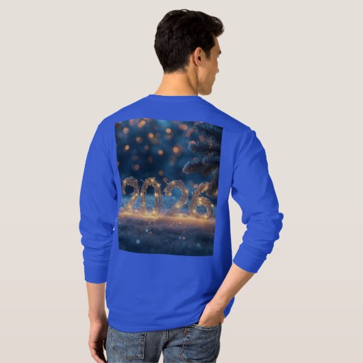 happy new year 2026 long sleeve shirt (Achterkant volledig)