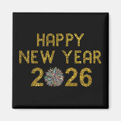 Happy New Year 2026 Magneet (Voorkant)