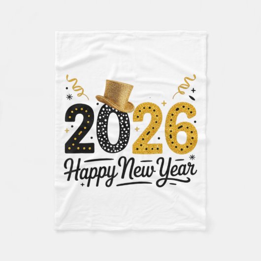 Happy New Year 2026 Matching Family Friends  Fleece Deken (Voorkant)