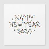 Happy New Year 2026 Minimalist Design (Voorkant)
