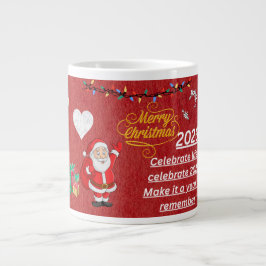 “Happy New Year 2026 Mug – Celebrate with Sparkle  Grote Koffiekop
