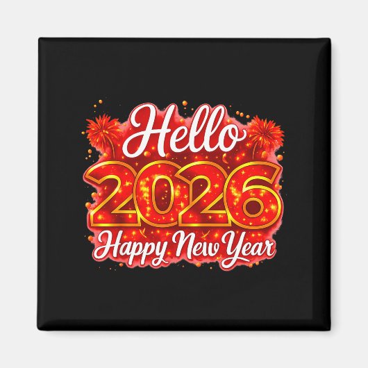 Happy New Year 2026 New Year Party S For Friends F Magneet (Voorkant)