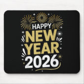 Happy New Year 2026 - New Year's Eve 2026 Muismat (Voorkant)