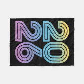 Happy New Year 2026 New Years Eve  Fleece Deken (Voorkant (Horizontaal))