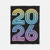 Happy New Year 2026 New Years Eve  Fleece Deken (Voorkant)