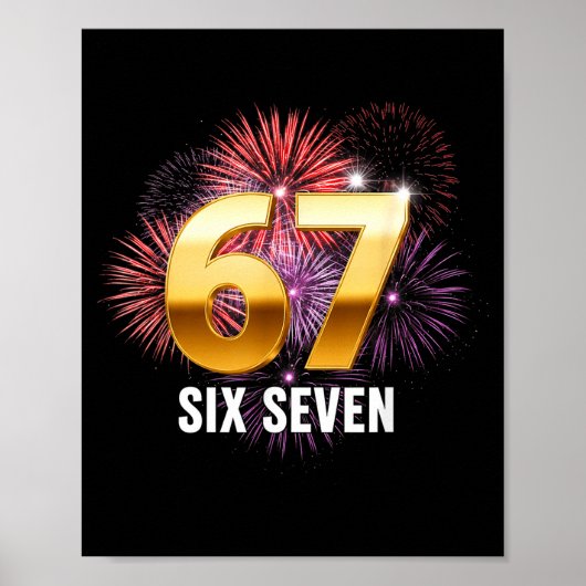 Happy New Year 2026 New Year's Eve Party 67 Six Se Poster (Voorkant)