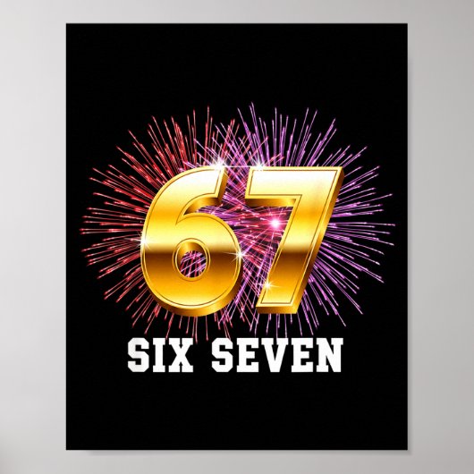 Happy New Year 2026 New Year's Eve Party 67 Six Se Poster (Voorkant)