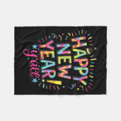 Happy New Year 2026 New Years Eve Party Countdown Fleece Deken (Voorkant (Horizontaal))