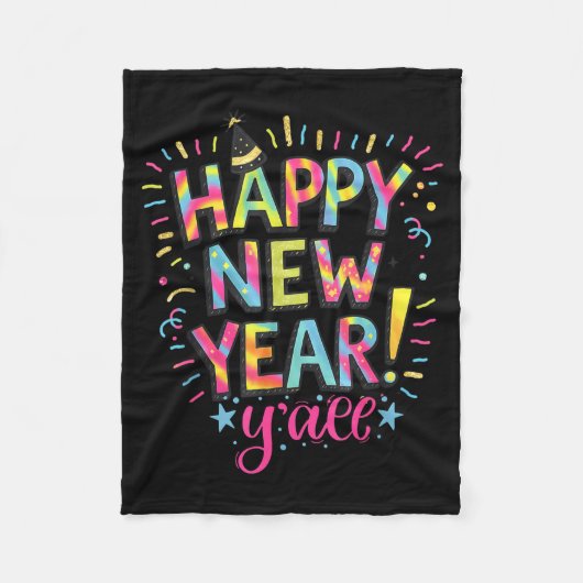 Happy New Year 2026 New Years Eve Party Countdown Fleece Deken (Voorkant)