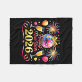 Happy New Year 2026 New Years Eve Party Countdown  Fleece Deken (Voorkant (Horizontaal))