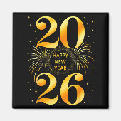 Happy New Year 2026 New Year's Eve Party Countdown Magneet (Voorkant)