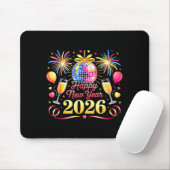 Happy New Year 2026 New Years Eve Party Countdown Muismat (Met muis)