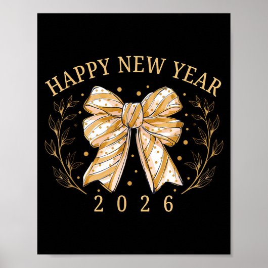 Happy New Year 2026 New Years Eve Party Countdown  Poster (Voorkant)