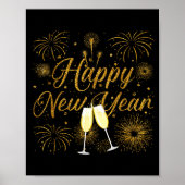 Happy New Year 2026 New Years Eve Party Countdown  Poster (Voorkant)