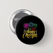 Happy New Year 2026 New Years Eve Party Countdown  Ronde Button 5,7 Cm (Voorkant /achterkant)