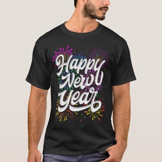 Happy New Year 2026 New Year's Eve Party Countdown T-shirt (Voorkant)