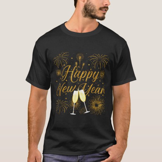 Happy New Year 2026 New Years Eve Party Countdown  T-shirt (Voorkant)