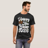 Happy New Year 2026 Nye Fireworks Cool New Years E T-shirt (Voorkant volledig)