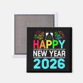 Happy New Year 2026 Nye Party - Funny New Years Ev Magneet (Voorkant / Achterkant)