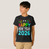 Happy New Year 2026 Nye Party - Funny New Years Ev T-shirt (Voorkant volledig)