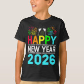 Happy New Year 2026 Nye Party - Funny New Years Ev T-shirt (Voorkant)