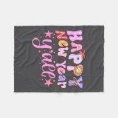 Happy New Year 2026 Party Countdown New Years Y'al Fleece Deken (Voorkant (Horizontaal))