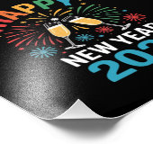 Happy New Year 2026 Party Funny New Years Eve 2026 Foto Afdruk (Hoek)