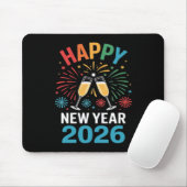 Happy New Year 2026 Party Funny New Years Eve 2026 Muismat (Met muis)