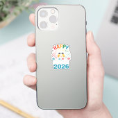 Happy New Year 2026 Party Funny New Years Eve 2026 Sticker (Telefoon)