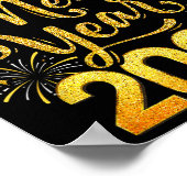 Happy New Year 2026 Party New Years Eve Holiday  Poster (Hoek)