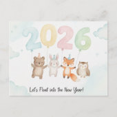 HAPPY NEW YEAR 2026 Postcard Briefkaart (Voorkant)
