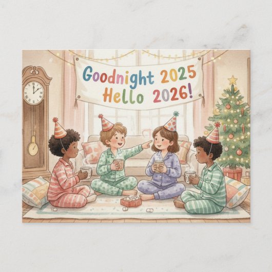 HAPPY NEW YEAR 2026 Postcard Briefkaart (Voorkant)