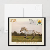Happy New Year 2026 postcard Briefkaart (Voorkant / Achterkant)