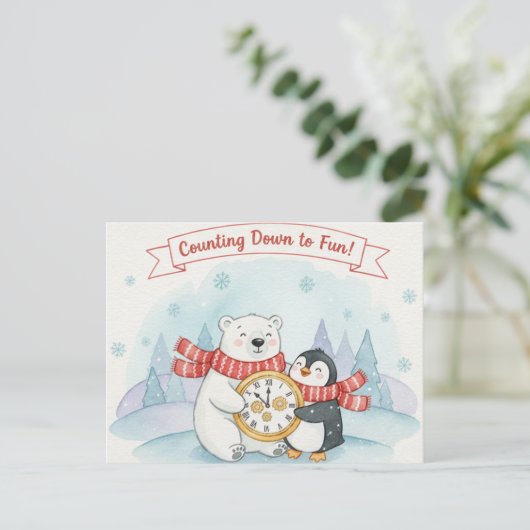 HAPPY NEW YEAR 2026 Postcard Briefkaart (Staand voorkant)