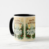 happy new year 2026 premiumcoffee mug mok (Voorkant links)
