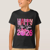 Happy New Year 2026 Preppy New Years Nk Coquette B T-shirt (Voorkant)