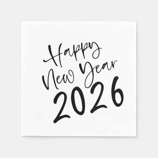 Happy New Year 2026 Script  Servet (Voorkant)