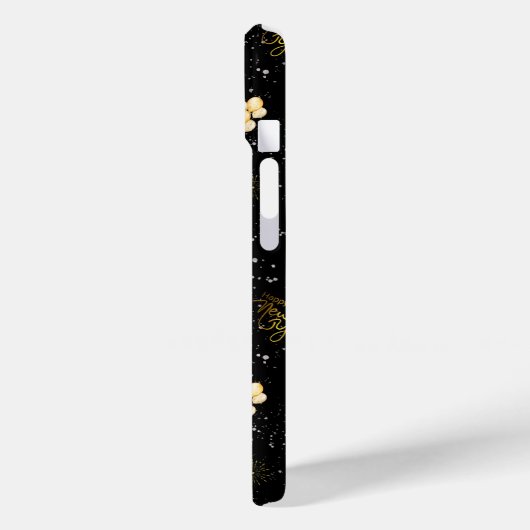 Happy New Year 2026 Seamless Pattern Case-Mate iPhone Case (Achterkant / Links)