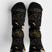 Happy New Year 2026 Seamless Pattern Sokken (Top)